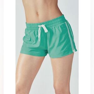 Turquoise athletic shorts